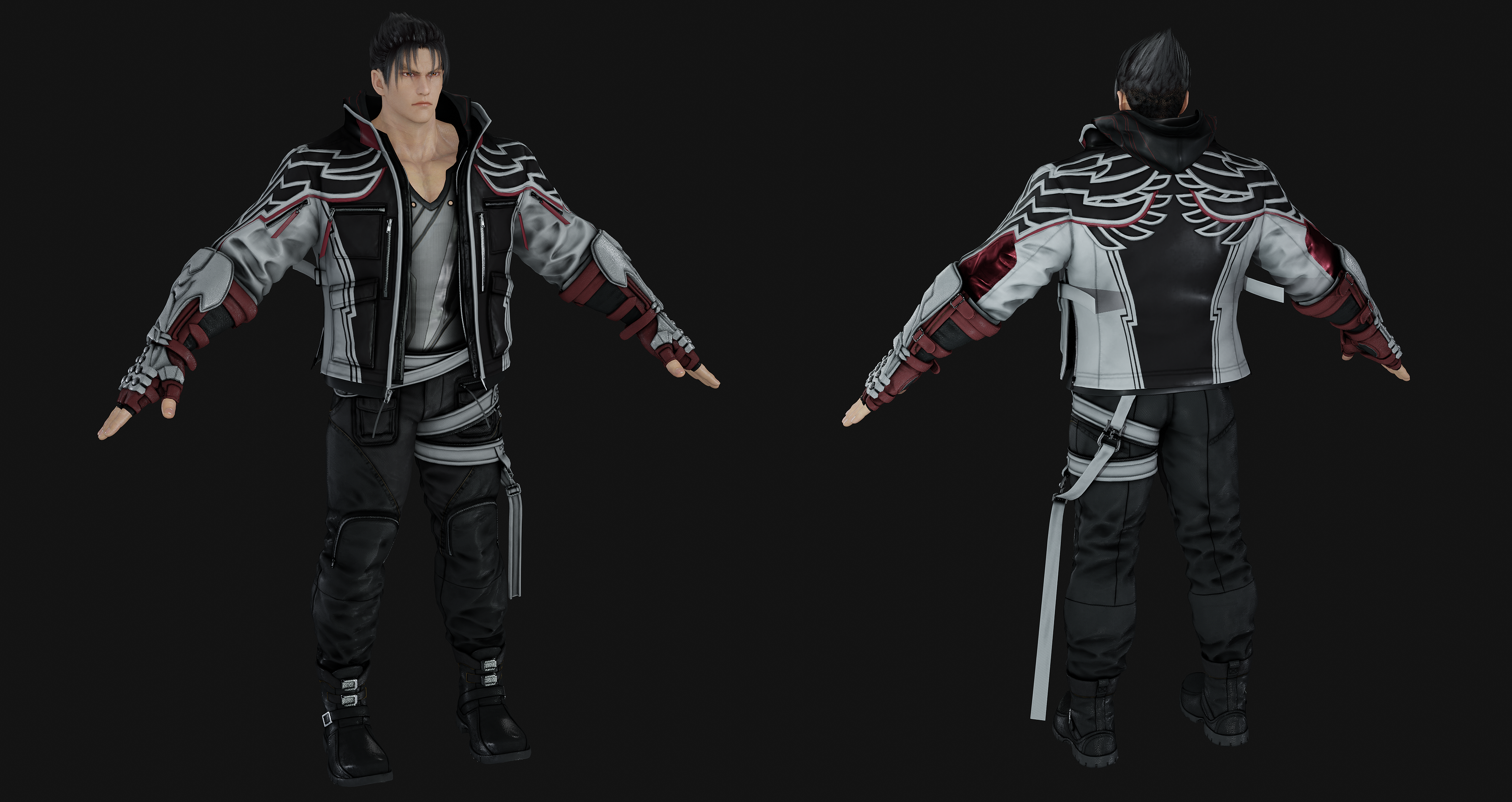 Kazuya Mishima Outfits Art - Tekken 8 Art Gallery