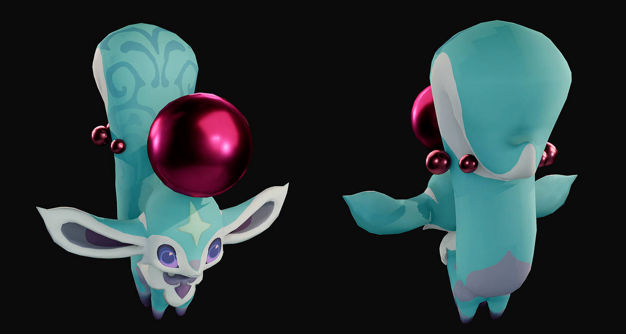 World of Final Fantasy - Carbuncle by WhiteMageSunny on DeviantArt