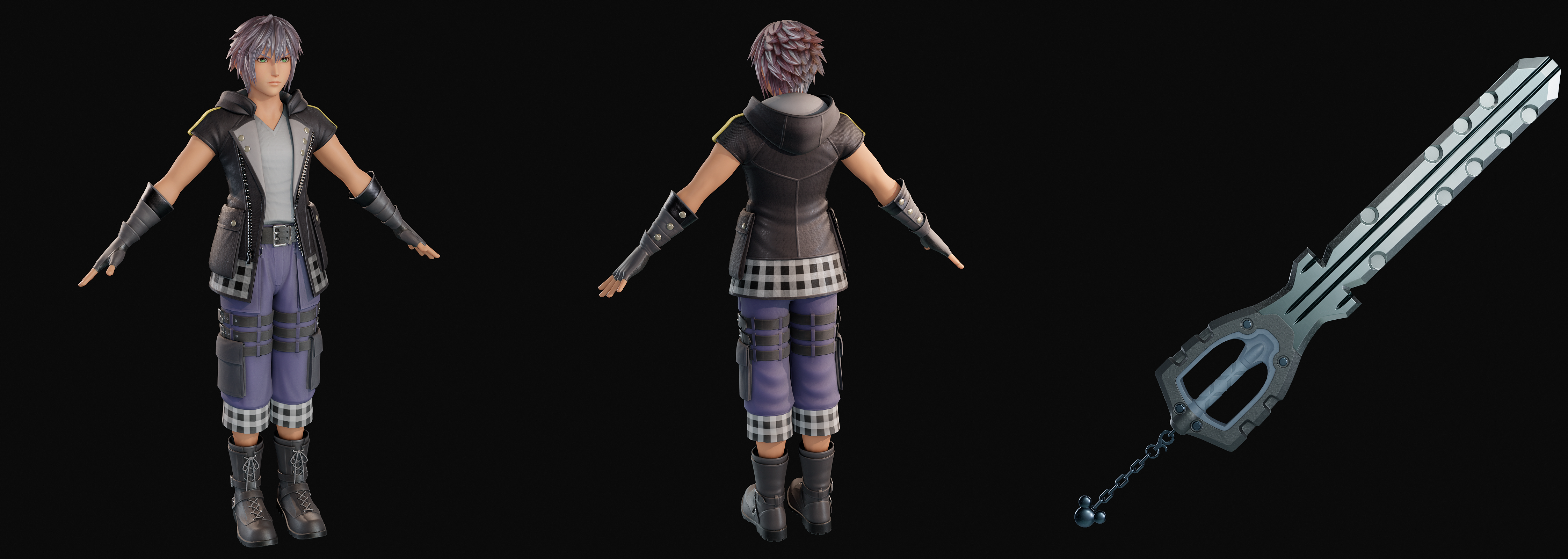 Xb3 Riku Kingdom Heart 3 - Riku for Blender 3-4 by WhiteMageSunny on DeviantArt