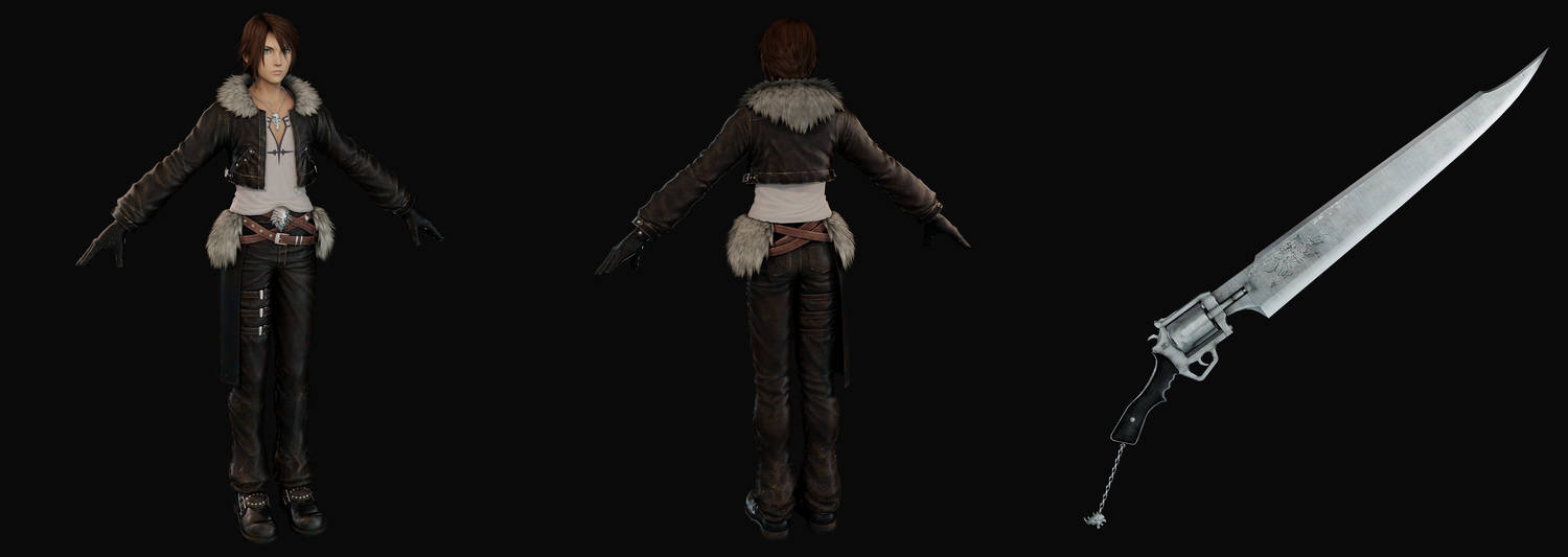 Dissidia NT - Squall Leonheart S1 for Blender 3-4 by WhiteMageSunny on ...