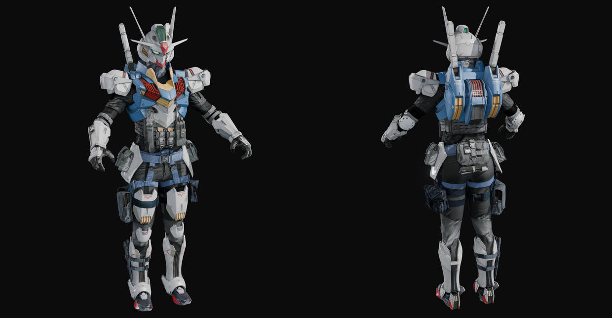 CoD Warzone - Gundam (Aerial) by WhiteMageSunny on DeviantArt