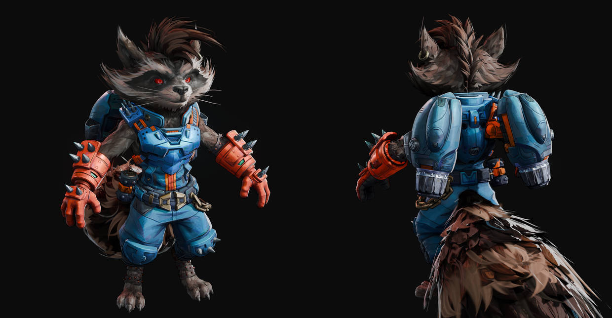 Marvel Rivals Rocket Racoon Deployable Marvel Rivals - Rocket Racoon by WhiteMageSunny on DeviantArt