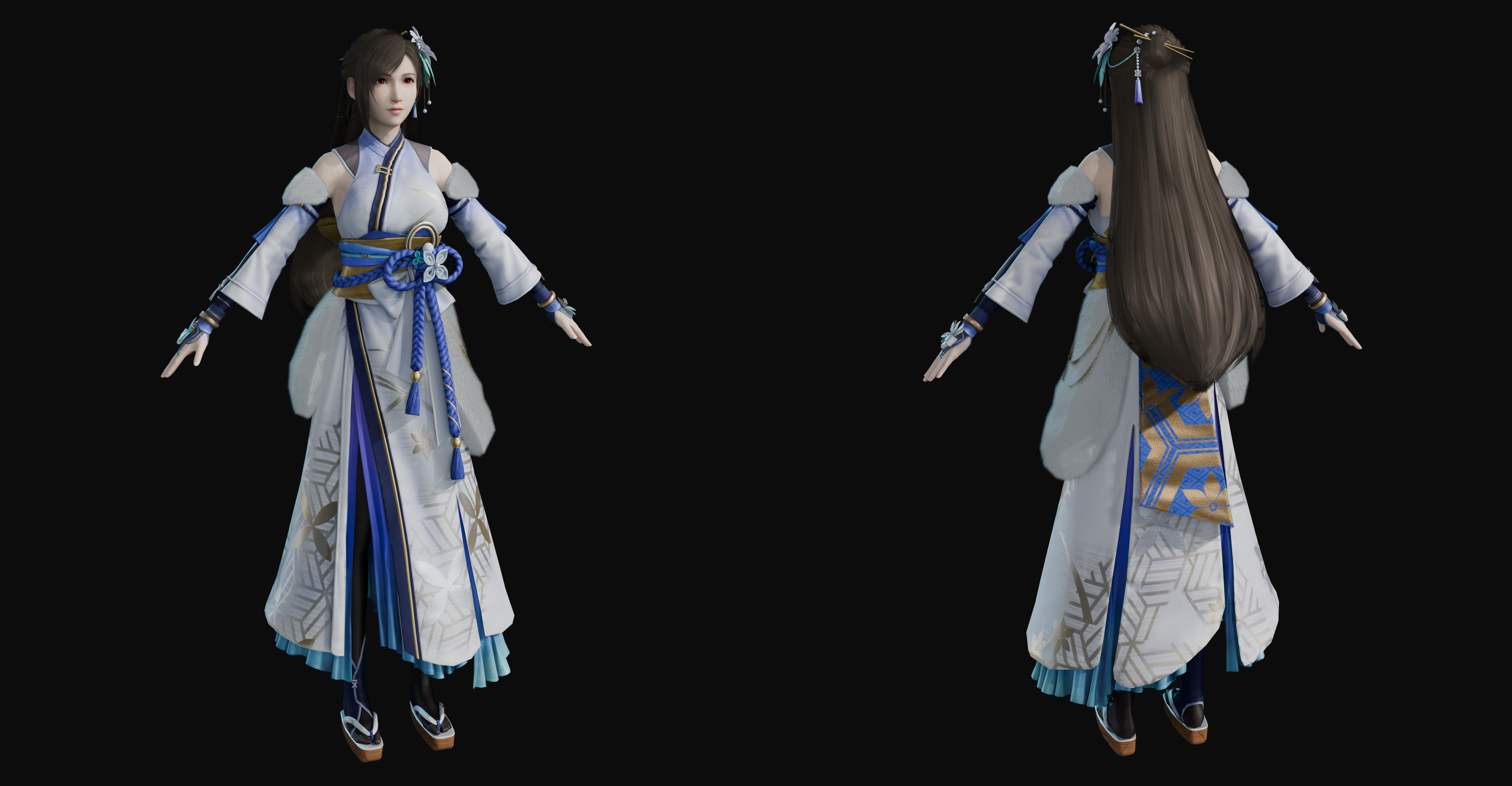 FFVII Ever Crisis - Tifa Blue Daffodil Attire by WhiteMageSunny on DeviantArt FFVII Ever Crisis - Tifa Blue Daffodil Attire by WhiteMageSunny on DeviantArt
