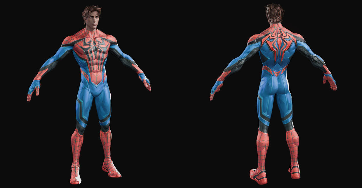 Marvel Rivals - Spider Man (Maskless) by WhiteMageSunny on DeviantArt