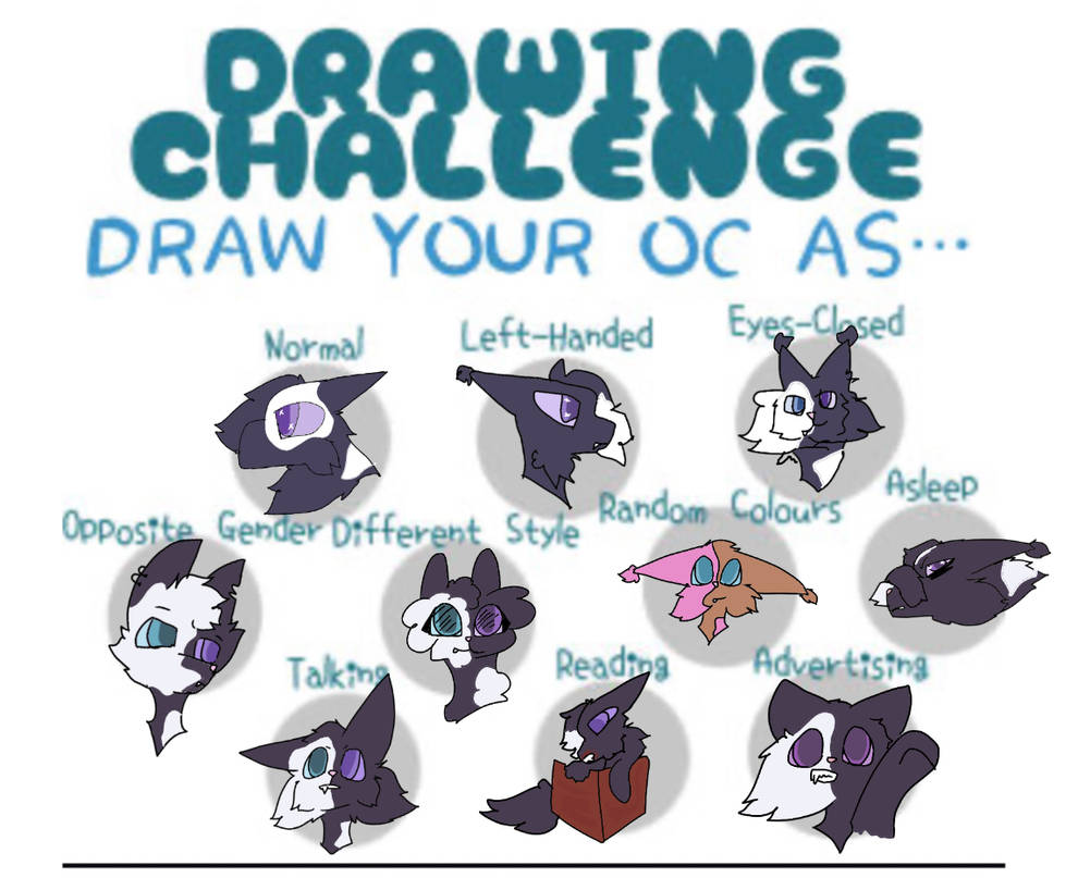 Drawing challenge! by M0Onglrl on DeviantArt