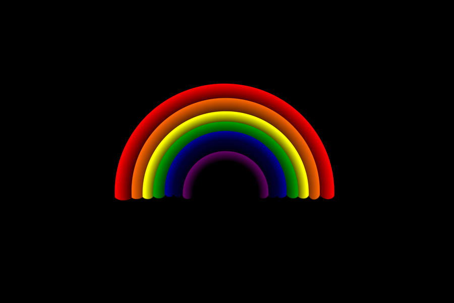 Simplistic Rainbow Simple Rainbow by RainbowBriteCo on DeviantArt