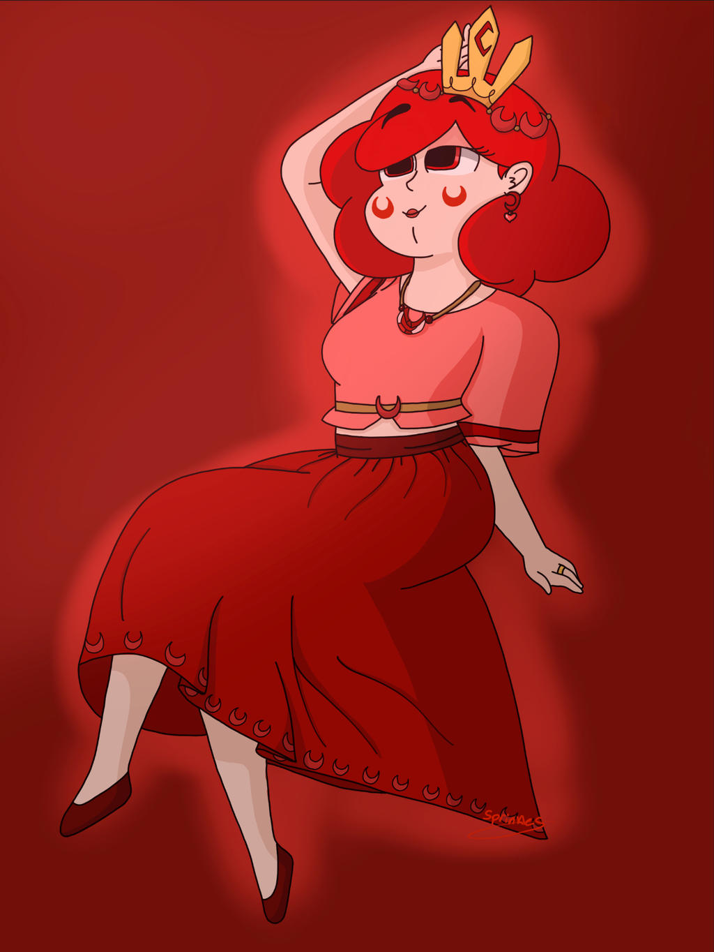 Febe Goddess Of The Moons by SprinkleDatScribble on DeviantArt