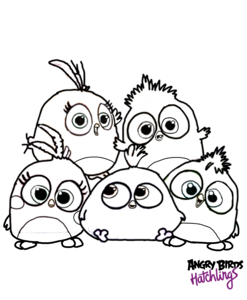 Bubbles Angry Birds Coloring Page in 2023  Bird coloring pages, Coloring  pages, Angry birds