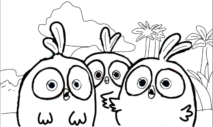 410 Angry Birds Hatchlings Coloring Pages Images 410 Angry Birds Hatchlings Coloring Pages Images