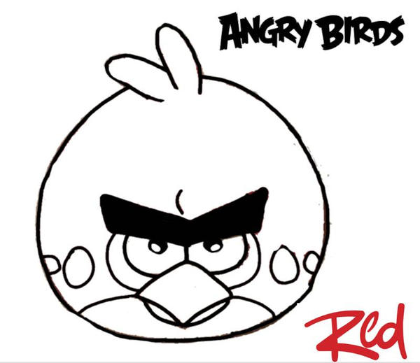 Toons Red Coloring Page by ANGRYBIRDSTIFF on DeviantArt