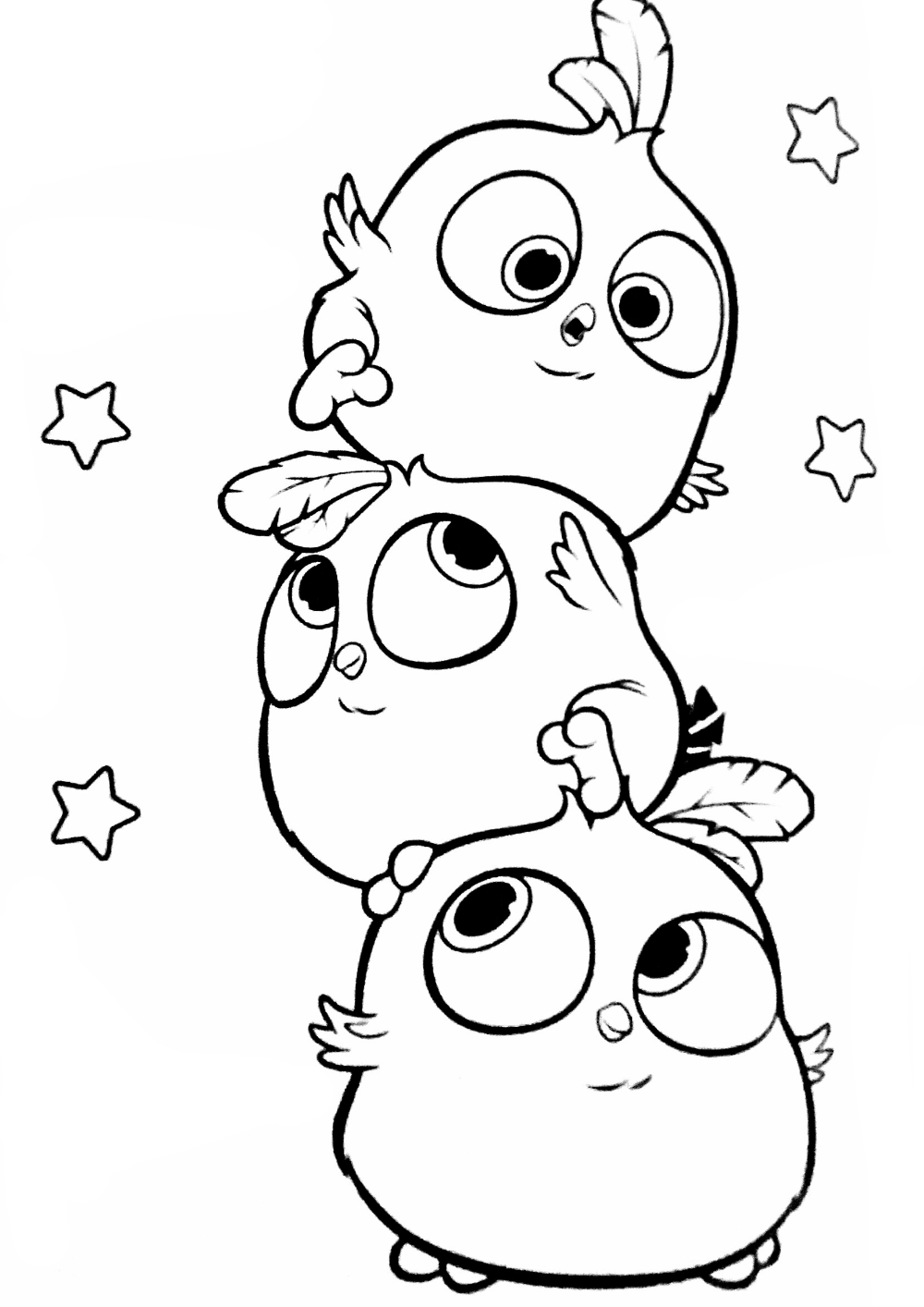 Bubbles Angry Birds Coloring Page in 2023  Bird coloring pages, Coloring  pages, Angry birds