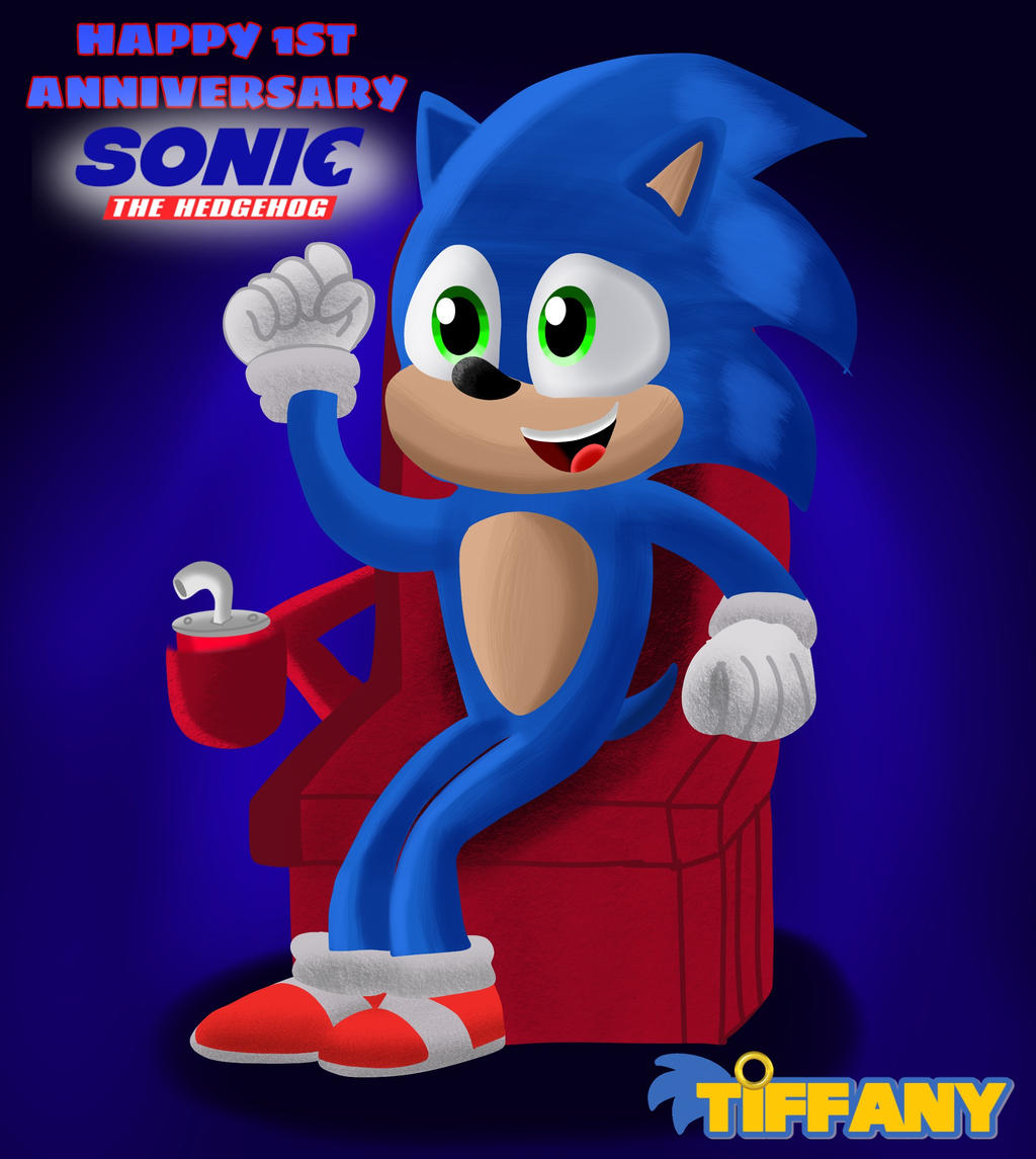 Sonic Movie One Year Anniversary by ThomasBlueWolf -- Fur Affinity [dot] net