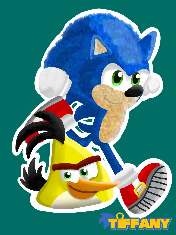 Chuck And Sonic By ANGRYBIRDSTIFF On DeviantArt chuck-and-sonic-by-angrybirdstiff-on-deviantart