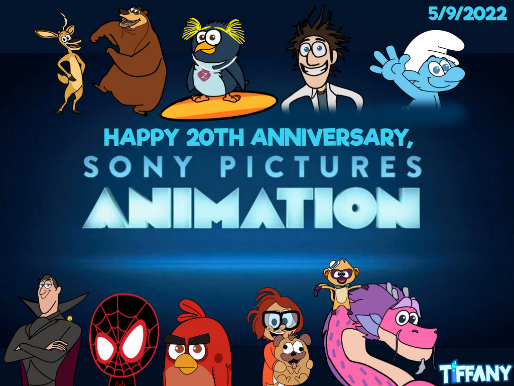 Happy 20th Anniversary, Sony Pictures Animation! by ANGRYBIRDSTIFF on  DeviantArt