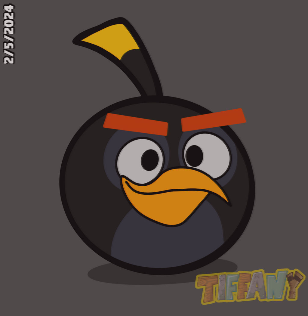 Angry Birds Toons Bomb Bomb Black Bird angry-birds-toons-bomb-bomb-black-bird