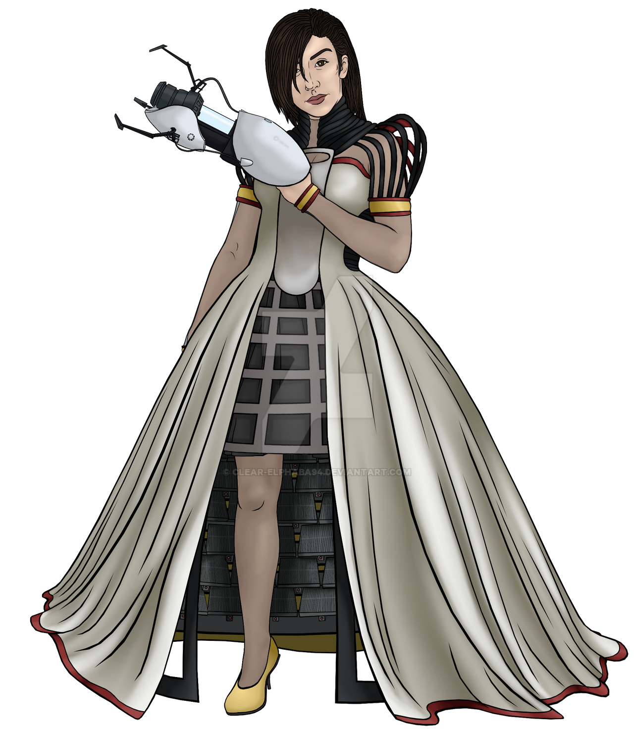 Glados Android Humanoid Glados: Human version by Clear-Elphaba94 on DeviantArt