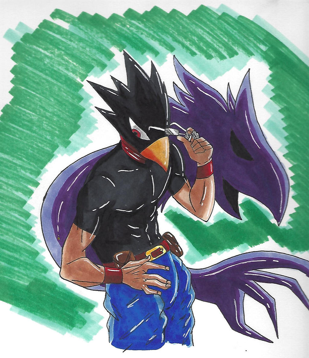 Tokoyami by Spidey316 on DeviantArt