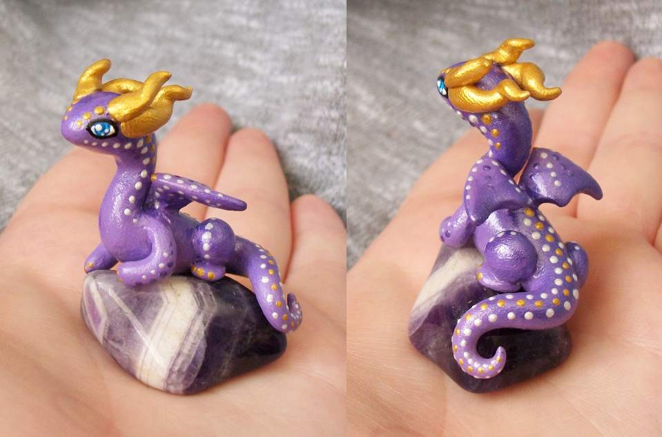 Purple and Gold Dragon