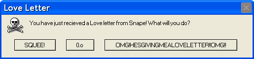 Love Letter from Snape