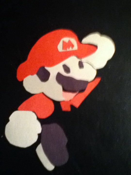 Construction Paper Mario WIP 2