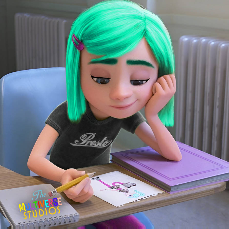 Young Teen Riley drawing of herself by mrscientific on DeviantArt