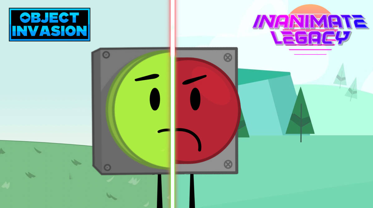 Object Invasion Button and Inanimate Legacy Button by DarkestHowler36 ...