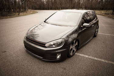 bagged mk6 GTI front