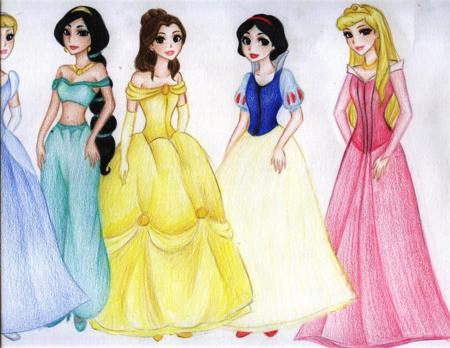 disney princesses by Mari945 on DeviantArt