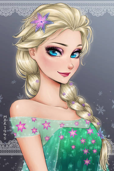 Elsa in Caliart Markers by dounutmonkey on DeviantArt