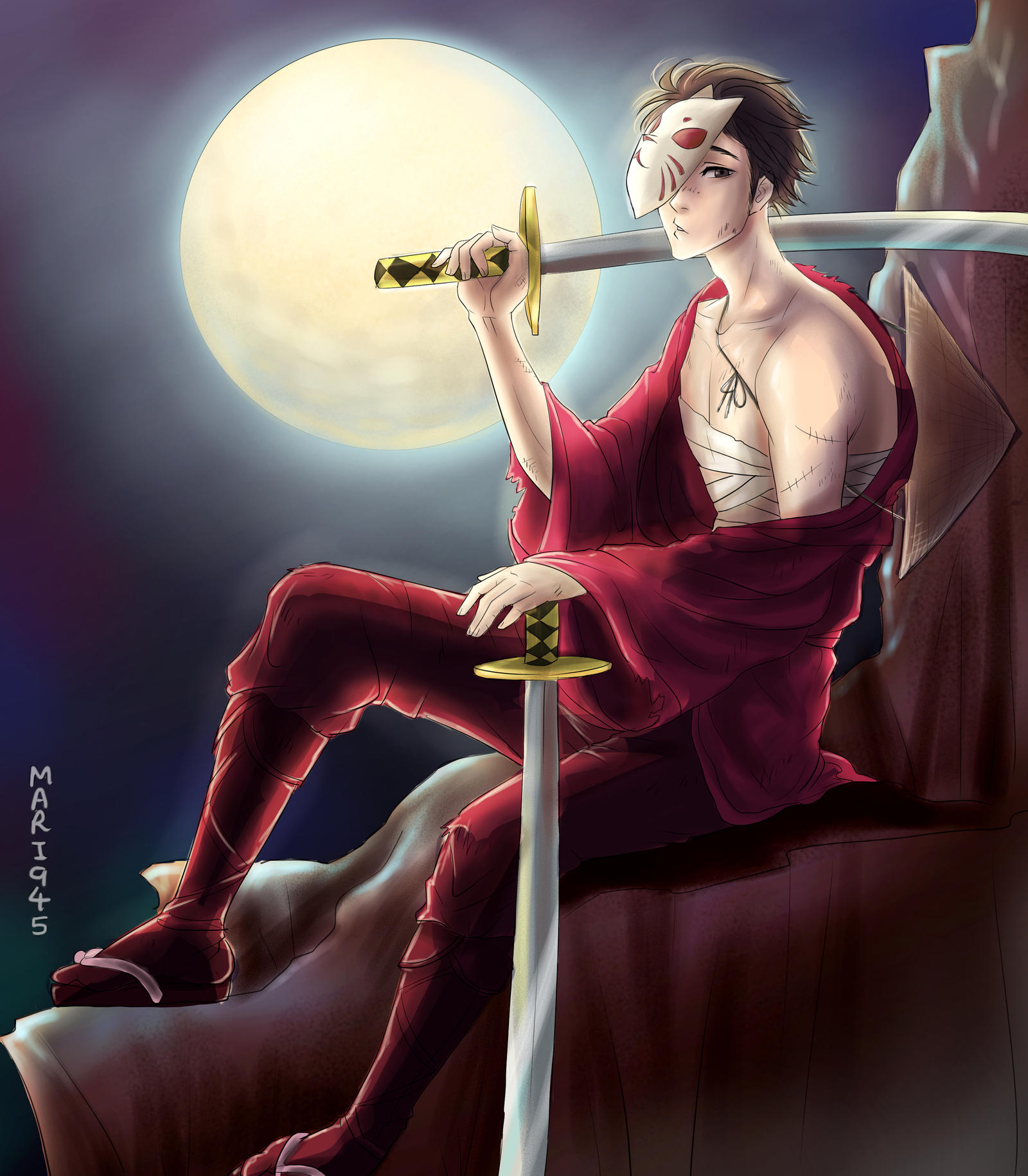 The Lazy Samurai by Mari945 on DeviantArt