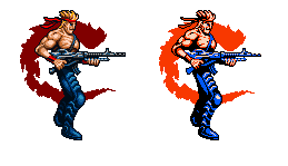 Bill Rizer - Sprite Upgrade by Kradakor on DeviantArt