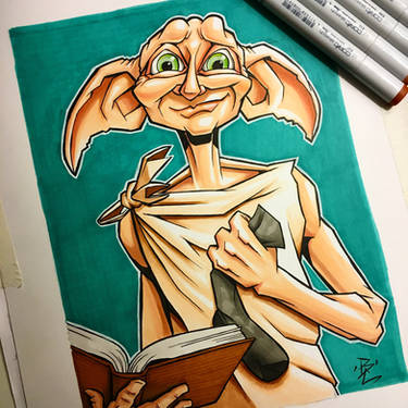 Drawing Dobby (Harry Potter) by KarollArtes on DeviantArt