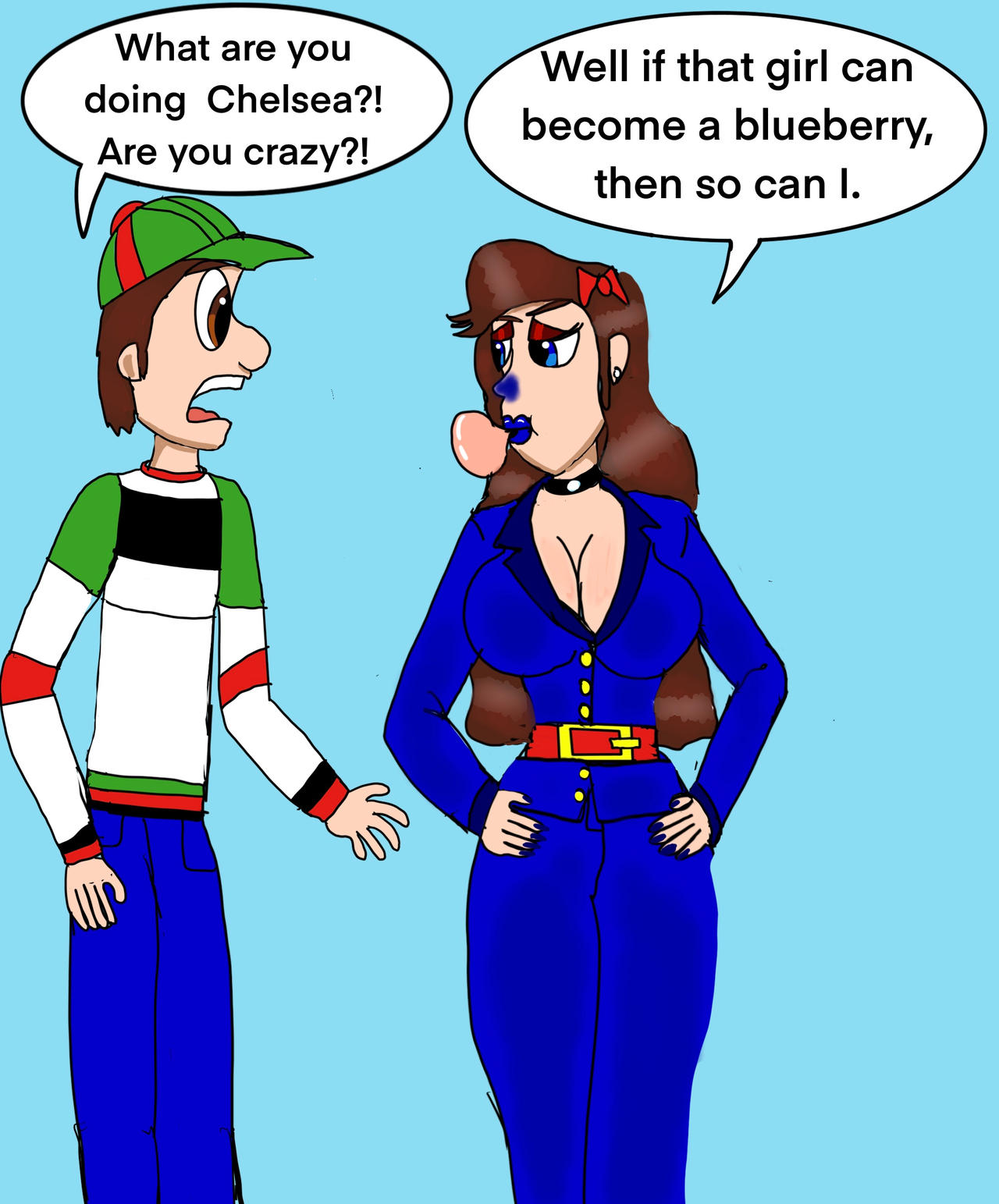 🔵 Boy Meets Girl x Blueberry T-shirt