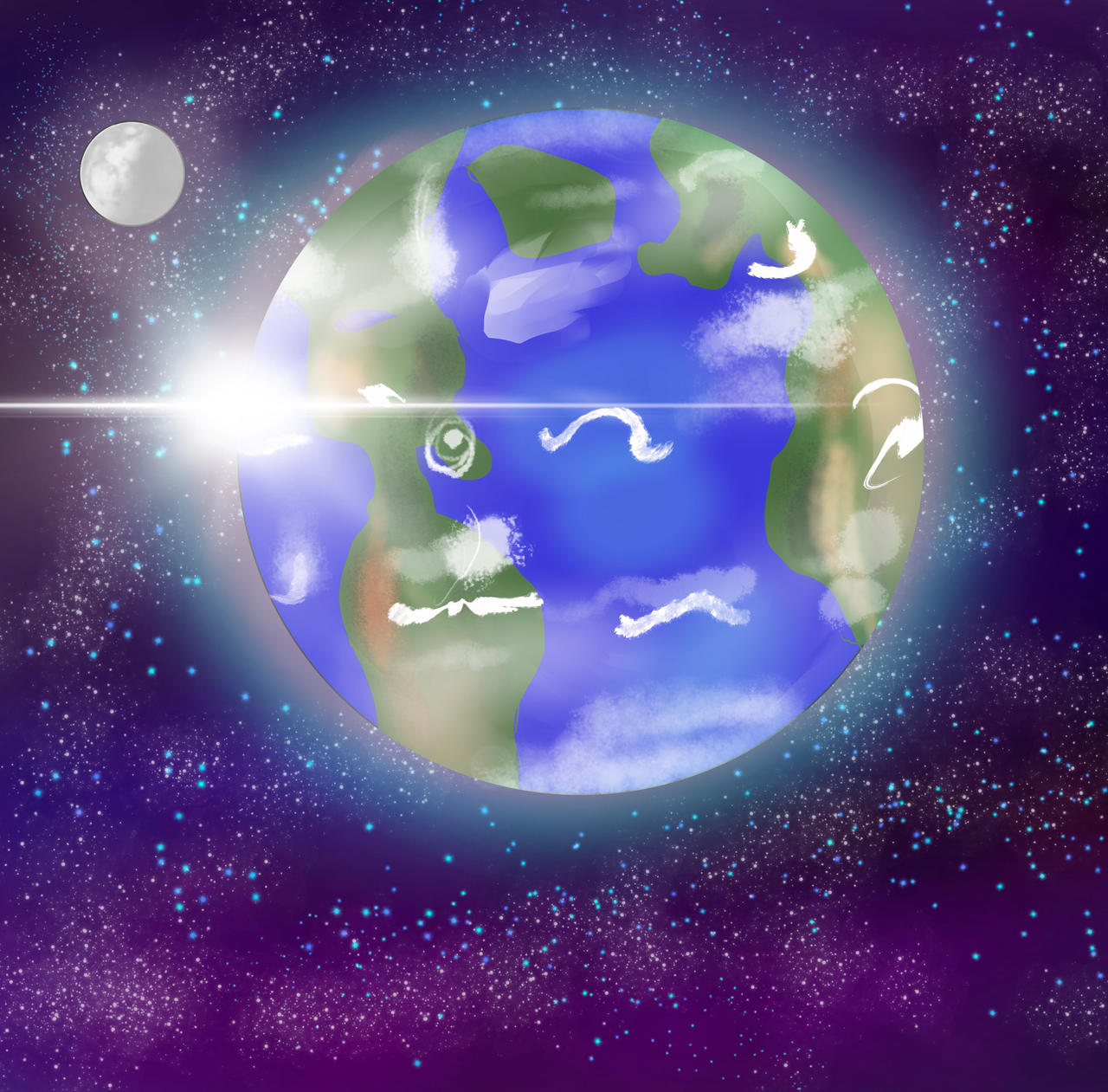 My Earth Drawing by HarryBoyXD99 on DeviantArt