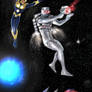 Rom spaceknight/Nova/Beta Ray Bill team up sketch