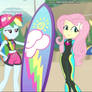 Wanna surf, Fluttershy?