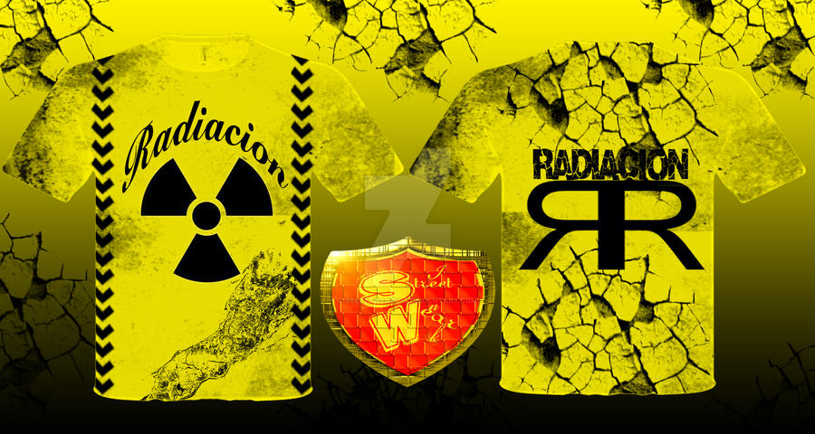 radiacion t-shirt designed by streetwear ink