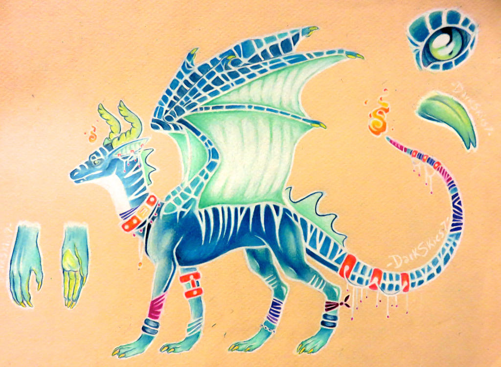 Custom Dragon Drawing Custom Dragon by Empyreaus on DeviantArt