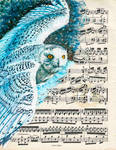 Snowy Owl by Charlene-Art