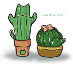 Cactus Cat by pitatenlover