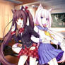 Chocola and Vanilla School Ver.