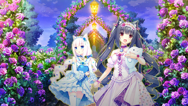 Chocola and Vanilla in Garden of Roses!