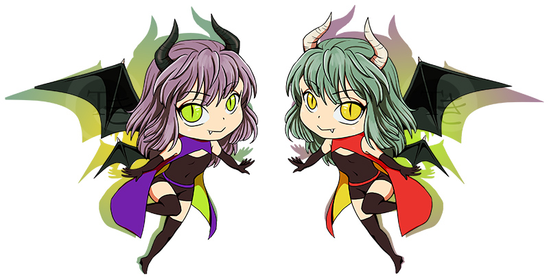 Tiny devil twins