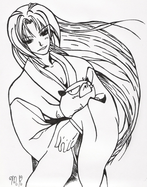 Soji Okita - Lineart