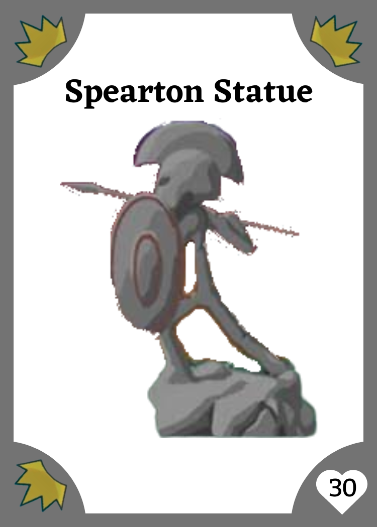 Statue Sprite Spearton Statue (Stick War Legacy: The Card Game) by GoatmanThe15th on ...