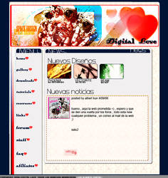 digital love-web interface