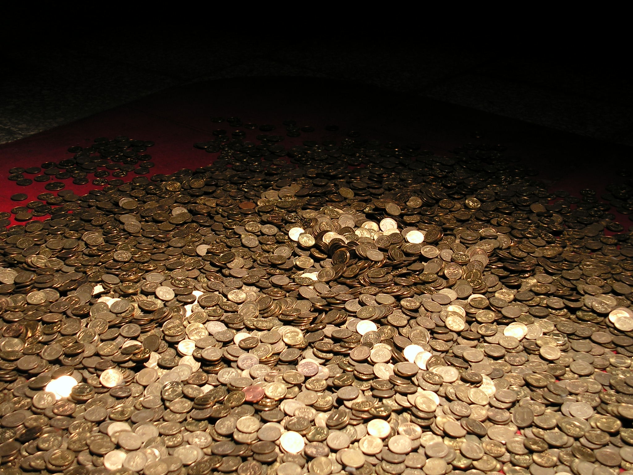 pile of golden coins