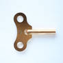 butterfly clock key winder
