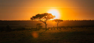 Africa-Masai Sunset-04160-