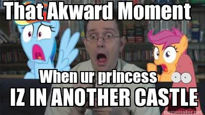 That akward moment